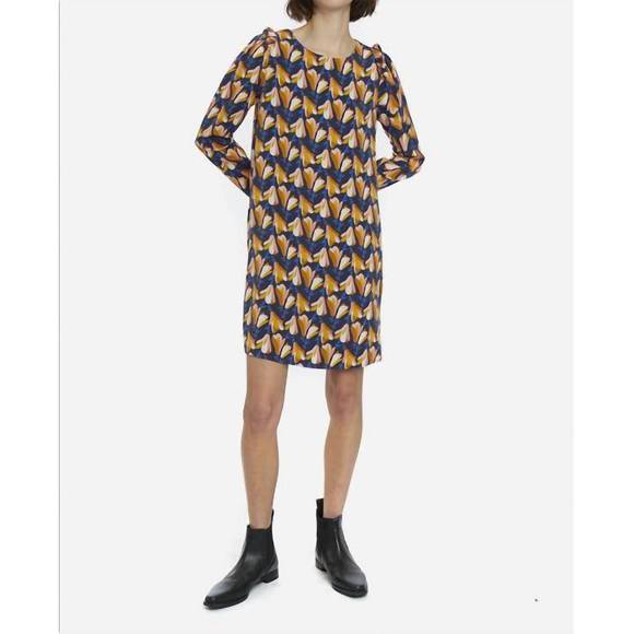 Compania Fantastica Beach Blue polka dot tunic dress